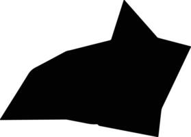 Perivolia Larnakas Cyprus silhouette map vector