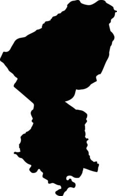 Pho Chai Thailand silhouette map