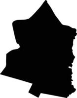Phnum Srok Cambodia silhouette map vector