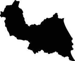 Phu Cat Vietnam silhouette map vector