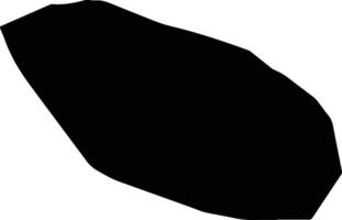 Piherech Micronesia silhouette map vector