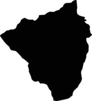 Pinchote Colombia silhouette map vector