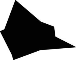 Pingluqu China silhouette map vector