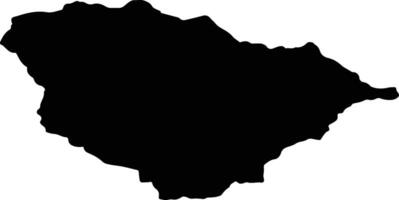 PIPIRIG Romania silhouette map vector