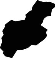 Piraziz Turkey silhouette map vector