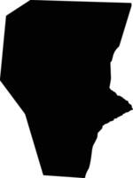 Pobe Benin silhouette map vector