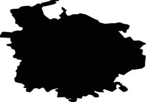 Pochepsky District Russia silhouette map vector