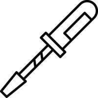 Precision Flathead Screwdriver vector