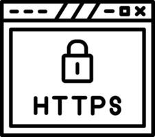 Advanced Website Security Layer vector