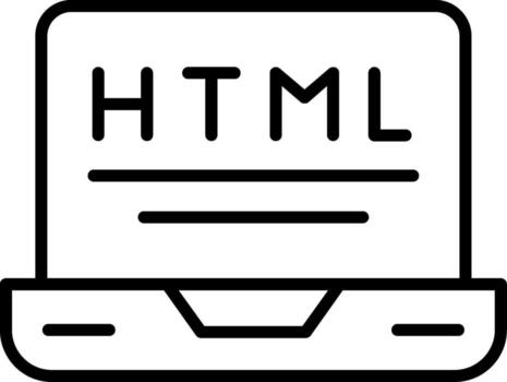 HTML Markup File Icon vector
