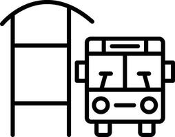 Designated Bus Stop vector