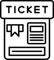 Electronic Ticket Vending Machine vector