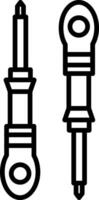 Standard Flathead Screwdriver vector