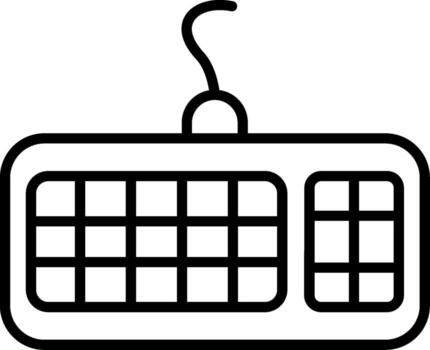 Wireless Computer Keyboard vector