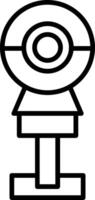 High Definition USB Webcam vector