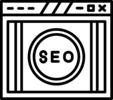 SEO Optimization Strategy Panel vector