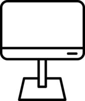 Wide Screen LED Monitor vector