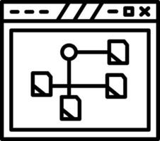 Structured Page Layout Grid vector