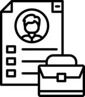 Digital Career Portfolio Preview vector
