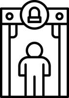 Security Screening Checkpoint vector