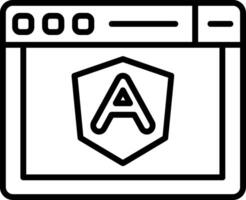 Angular Frontend Framework vector