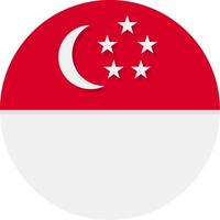 Flag of Singapore vector