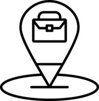 Job Posting Location Pin vector