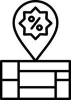 Discount Marker Map Pin vector