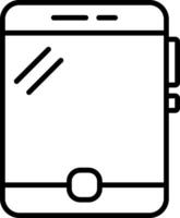 Portable Office Tablet vector