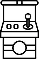 Retro Arcade Machine vector