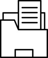Expanding Document File Folder vector