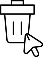 Delete Selected Content vector