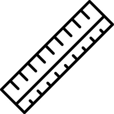 12 Inch Measuring Ruler