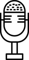 Studio Quality Streaming Microphone vector