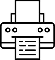 All In One Color Printer vector