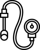 Digital Tire Pressure Gauge vector