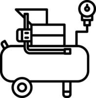 High Power Air Compressor vector