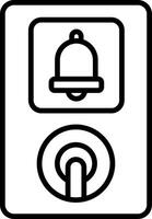 Platform Emergency Intercom Panel vector