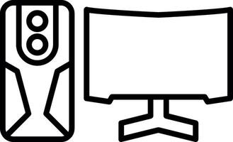 Custom Gaming PC Tower vector
