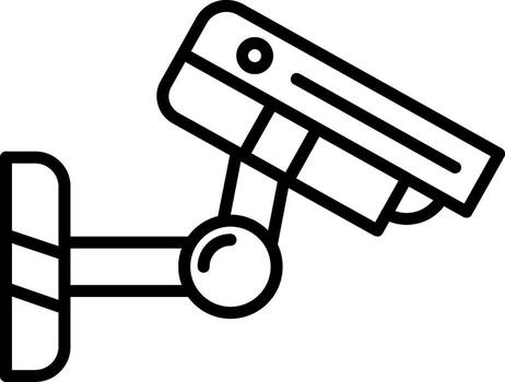 Ceiling Mounted Security Camera vector