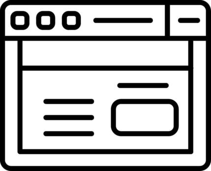 Interfaz desarrollo espacio de trabajo vector