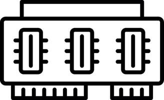 High Speed RAM for Gaming vector