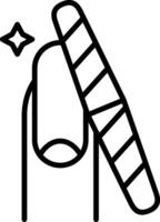 Shiny Finish Nail Buffer vector