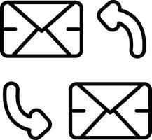 Ongoing Email Project Correspondence vector