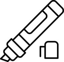 Colored Whiteboard Marker icon vector