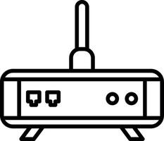 High Speed Gaming Router vector