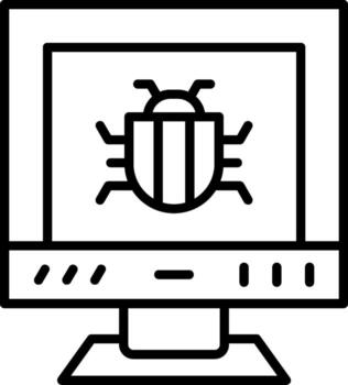 Software System Bug Errors vector