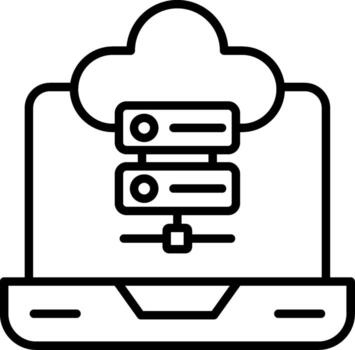 web servidor hospedaje estante vector