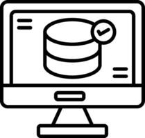 Relational Database Icon vector
