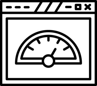 Optimized Page Speed Performance vector